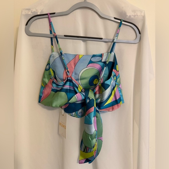 NWT Show Me Your MuMu Go Go Scarf Top Size XS - Picture 5 of 5